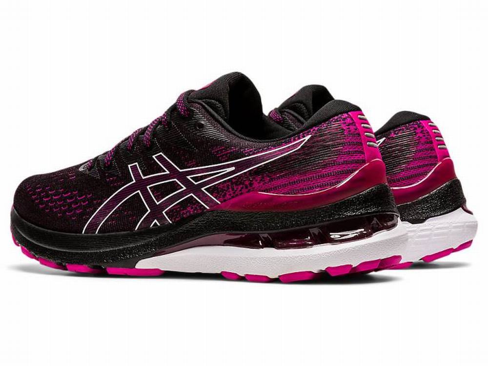 Chaussures Running Asics GEL-KAYANO 28 Femme Noir Rose | FXO-024156