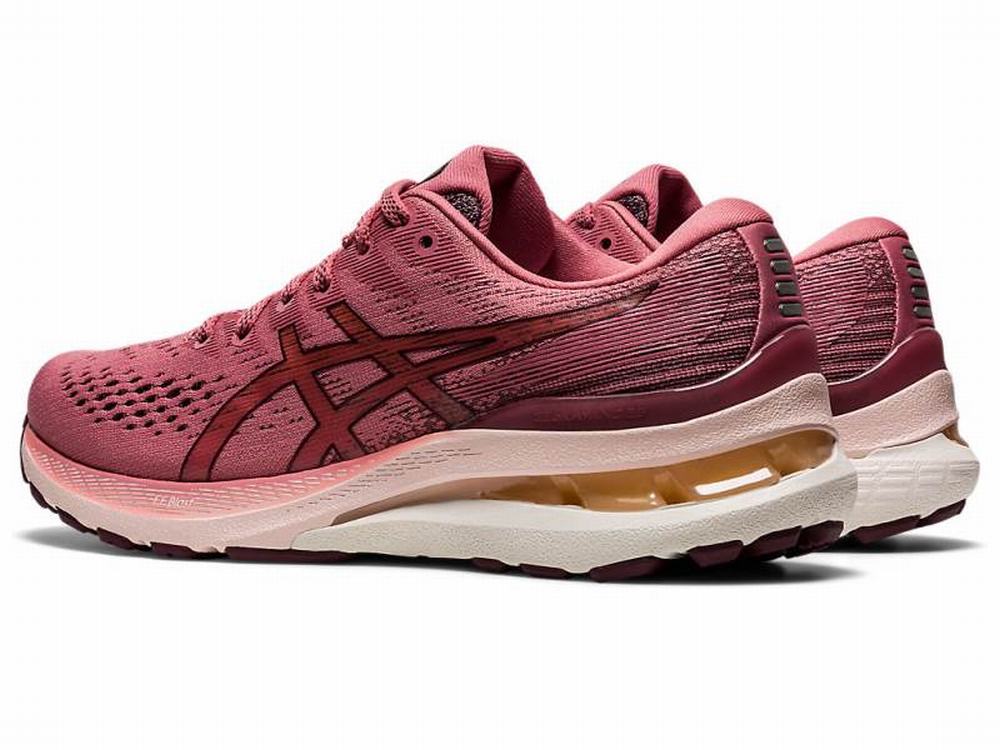 Chaussures Running Asics GEL-KAYANO 28 Femme Rose Foncé | XUN-279065