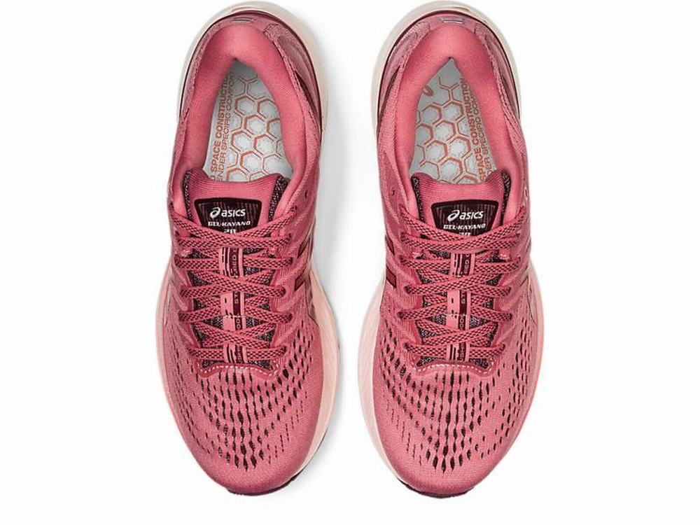 Chaussures Running Asics GEL-KAYANO 28 Femme Rose Foncé | XUN-279065