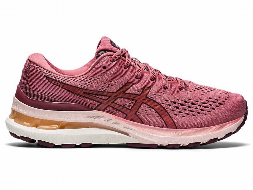 Chaussures Running Asics GEL-KAYANO 28 Femme Rose Foncé | XUN-279065