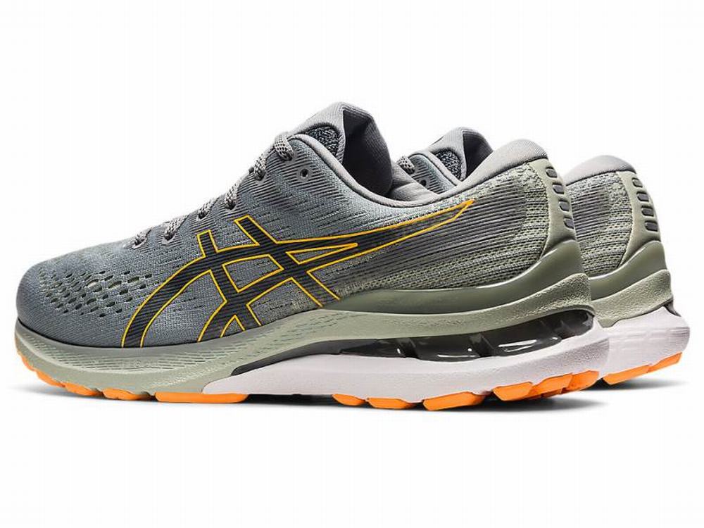 Chaussures Running Asics GEL-KAYANO 28 Homme Grise Orange | UXB-598023