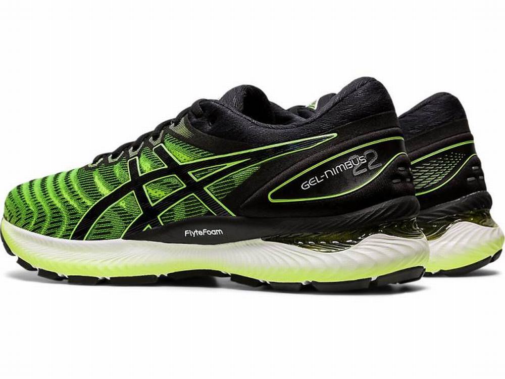 Chaussures Running Asics GEL-NIMBUS 22 Homme Noir Jaune | ANI-531764