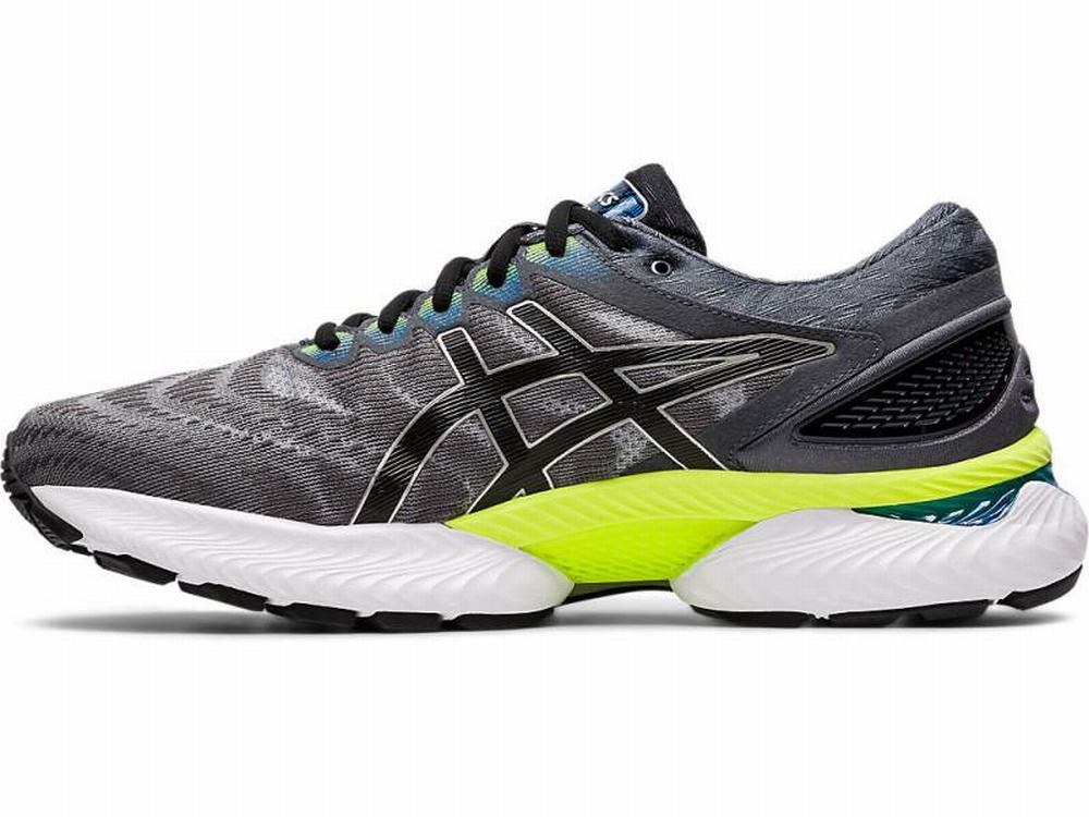 Chaussures Running Asics GEL-NIMBUS 22 Homme Noir Grise | BOF-768591