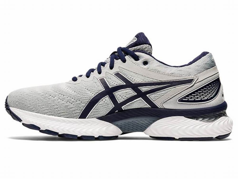 Chaussures Running Asics GEL-NIMBUS 22 Homme Grise Bleu Marine | PFC-043726