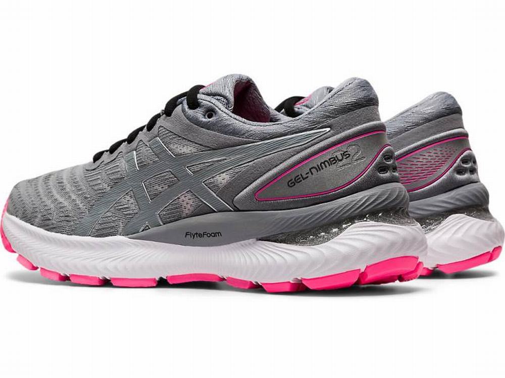 Chaussures Running Asics GEL-NIMBUS 22 LITE-SHOW Femme Grise | IHF-942716