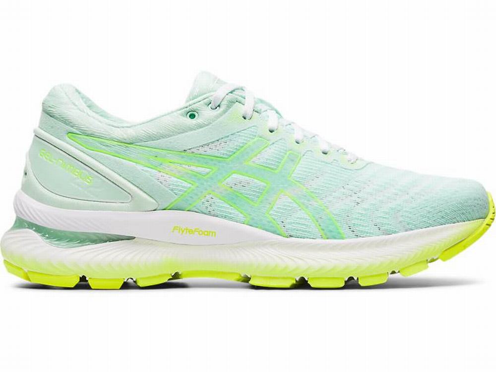 Chaussures Running Asics GEL-NIMBUS 22 MODERN TOKYO Femme Menthe Jaune | YRK-097452