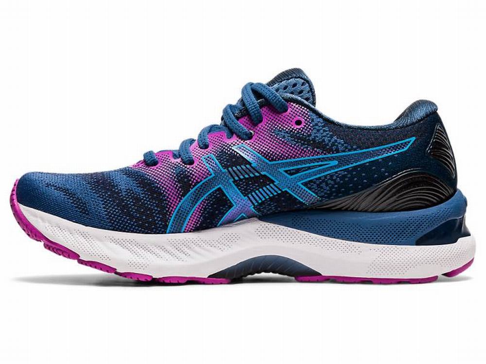 Chaussures Running Asics GEL-NIMBUS 23 (D) Femme Grise Foncé Noir | OPA-612974