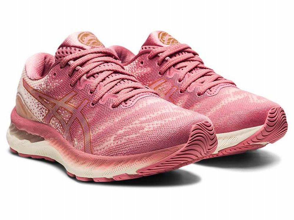 Chaussures Running Asics GEL-NIMBUS 23 Femme Rose | KZT-671438