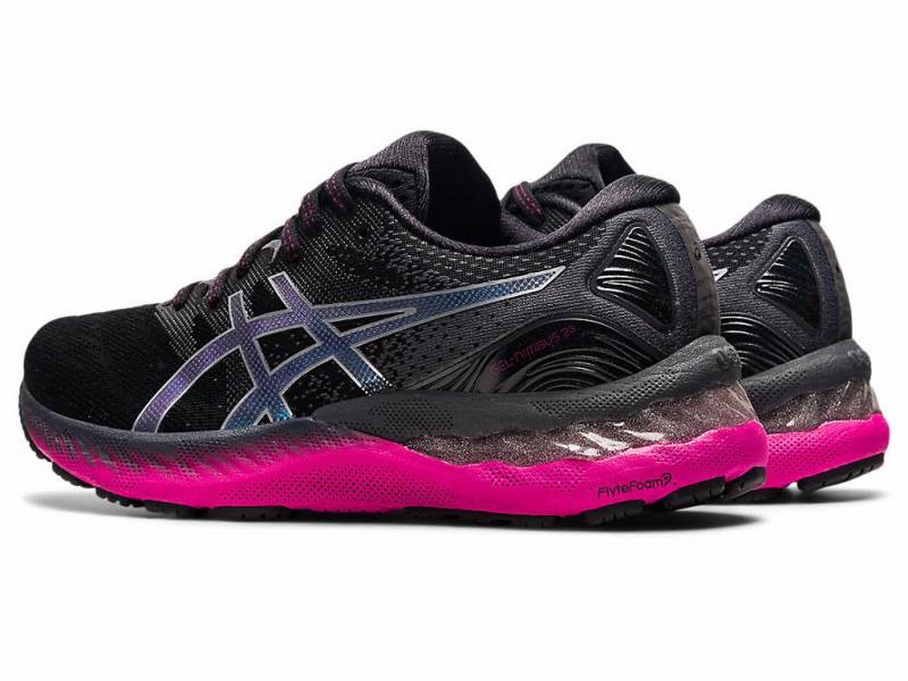 Chaussures Running Asics GEL-NIMBUS 23 Femme Noir Argent | UIE-413928