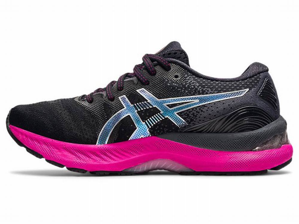 Chaussures Running Asics GEL-NIMBUS 23 Femme Noir Argent | UIE-413928