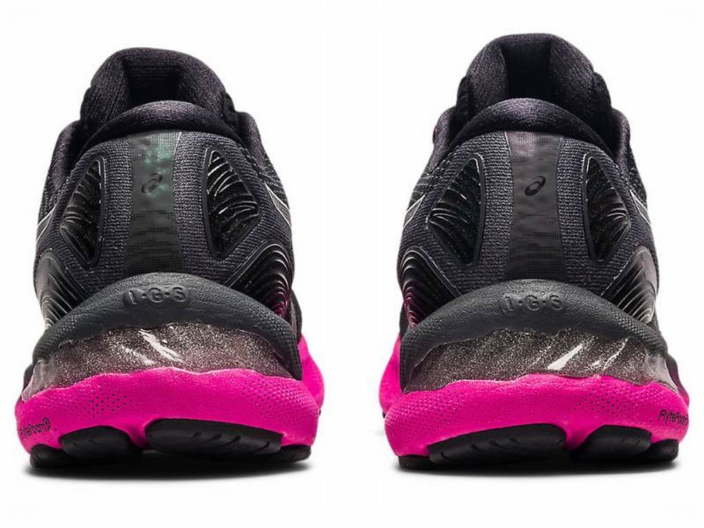 Chaussures Running Asics GEL-NIMBUS 23 Femme Noir Argent | UIE-413928