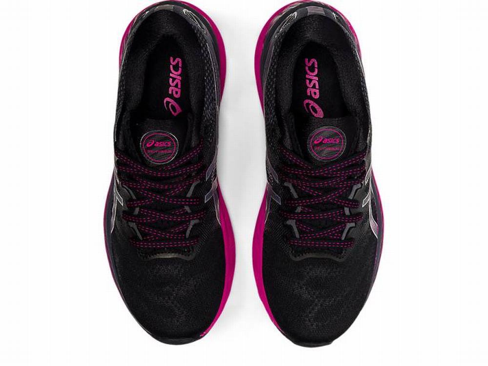 Chaussures Running Asics GEL-NIMBUS 23 Femme Noir Argent | UIE-413928