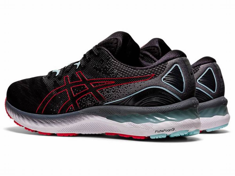 Chaussures Running Asics GEL-NIMBUS 23 Homme Noir Rouge | ENX-415093