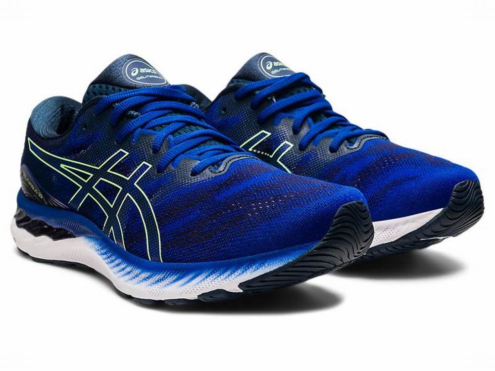 Chaussures Running Asics GEL-NIMBUS 23 Homme Bleu Foncé | PIJ-098241