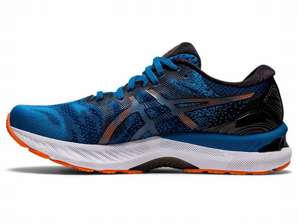 Chaussures Running Asics GEL-NIMBUS 23 Homme Noir Bleu | QXM-072648