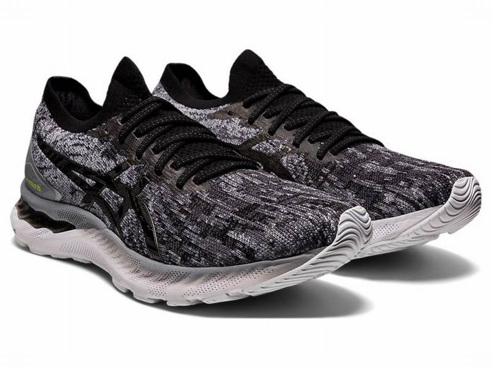 Chaussures Running Asics GEL-NIMBUS 23 KNIT Homme Grise | IEV-376259