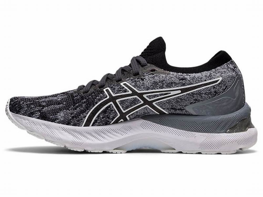 Chaussures Running Asics GEL-NIMBUS 23 KNIT Femme Noir | PTI-495310