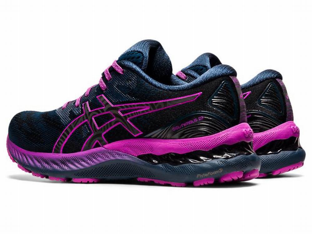 Chaussures Running Asics GEL-NIMBUS 23 LITE-SHOW Femme Bleu | IHV-947165