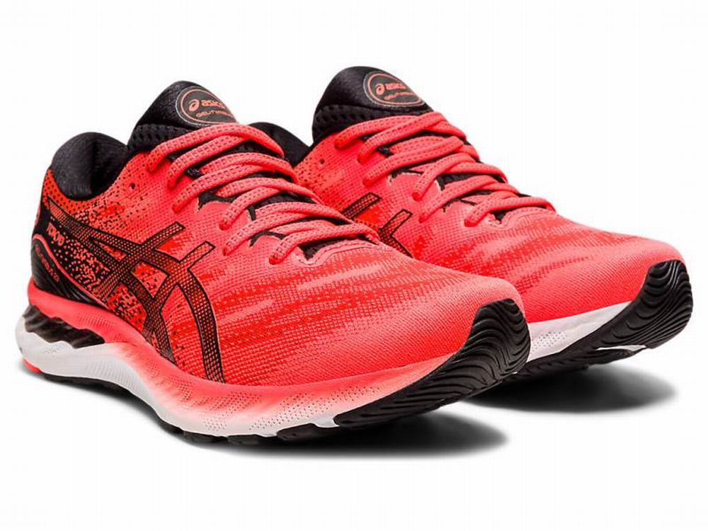 Chaussures Running Asics GEL-NIMBUS 23 TOKYO Homme Orange Noir Rouge | CTF-617430