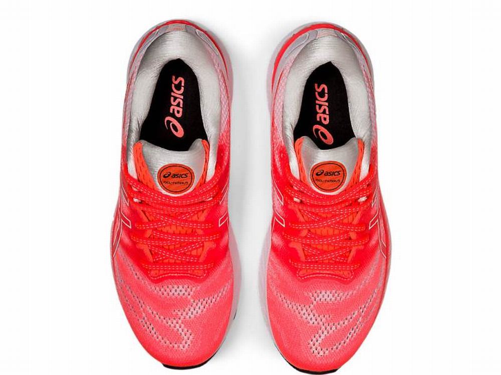 Chaussures Running Asics GEL-NIMBUS 23 TOKYO Femme Orange Rouge Blanche | FLN-914327