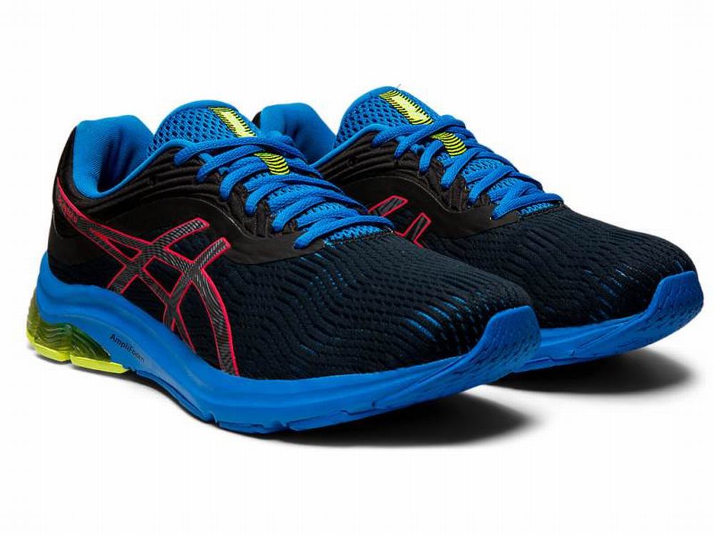 Chaussures Running Asics GEL-PULSE 11 LITE-SHOW Homme Noir Rose | VQX-239615