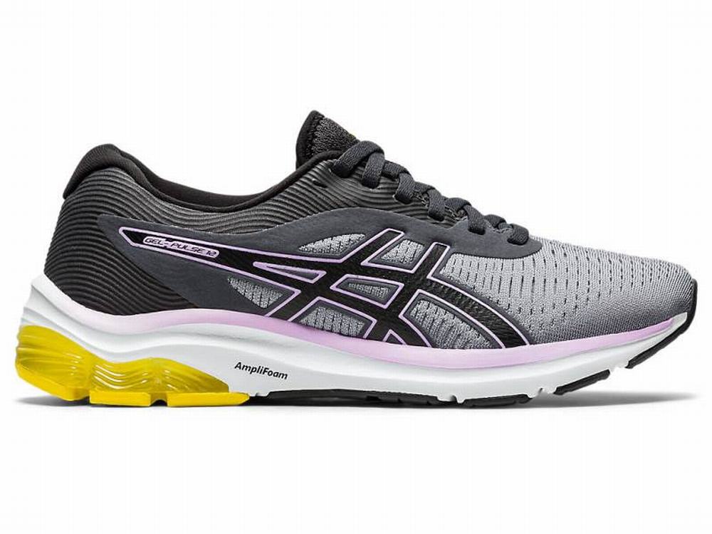 Chaussures Running Asics GEL-PULSE 12 Femme Grise | EFQ-029735