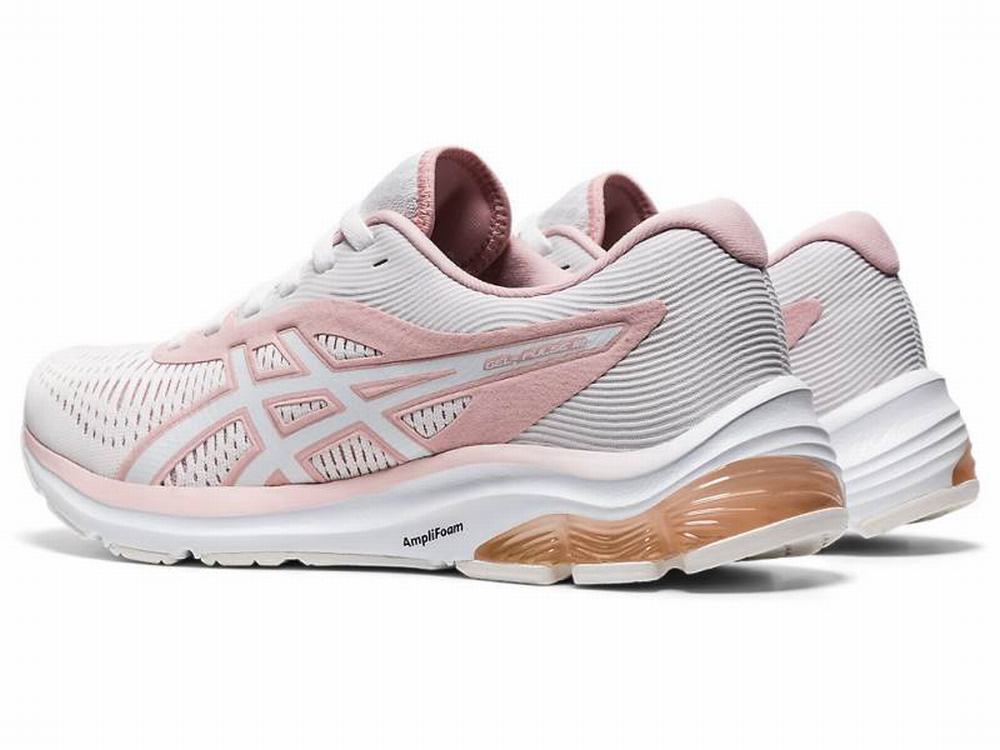 Chaussures Running Asics GEL-PULSE 12 Femme Blanche | GNB-109278