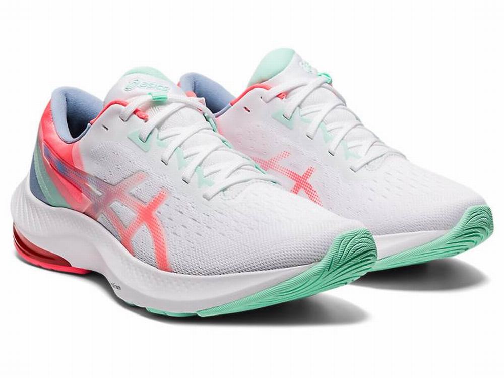 Chaussures Running Asics GEL-PULSE 13 Femme Blanche Corail | WQS-621475