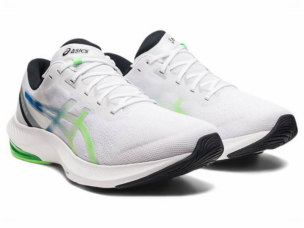 Chaussures Running Asics GEL-PULSE 13 Homme Blanche Vert Clair | UTY-140892