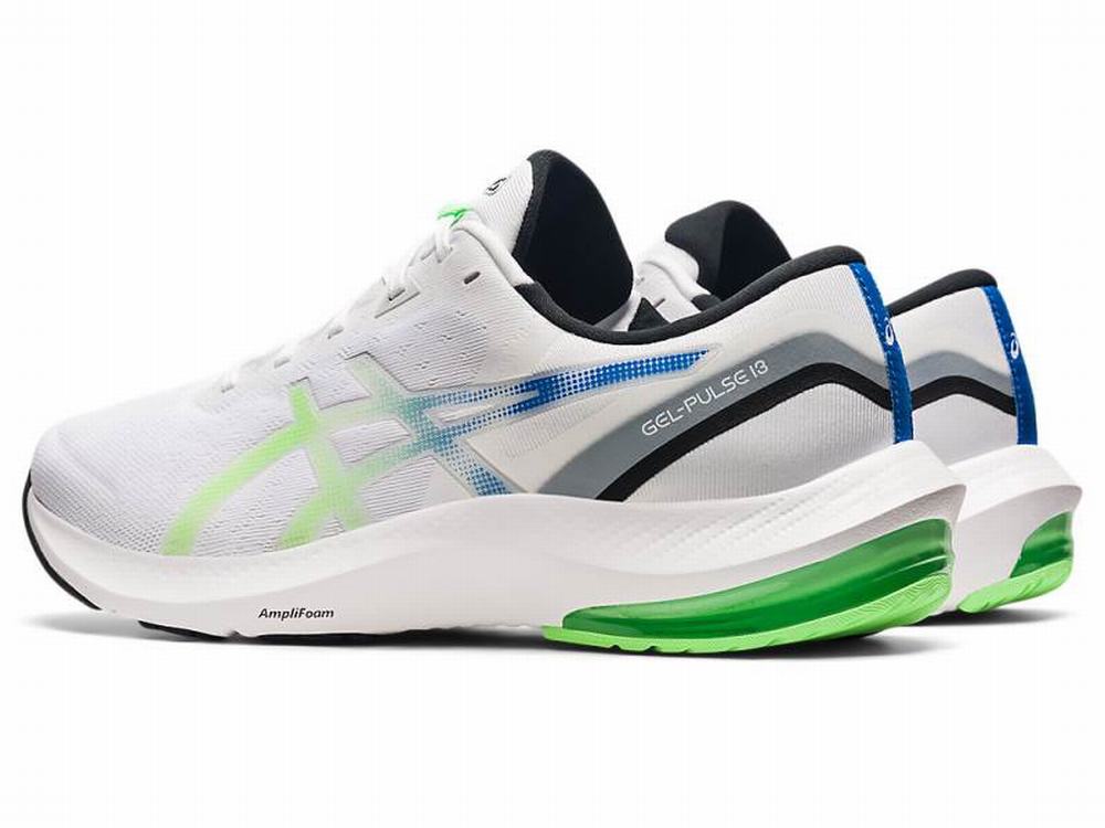 Chaussures Running Asics GEL-PULSE 13 Homme Blanche Vert Clair | UTY-140892