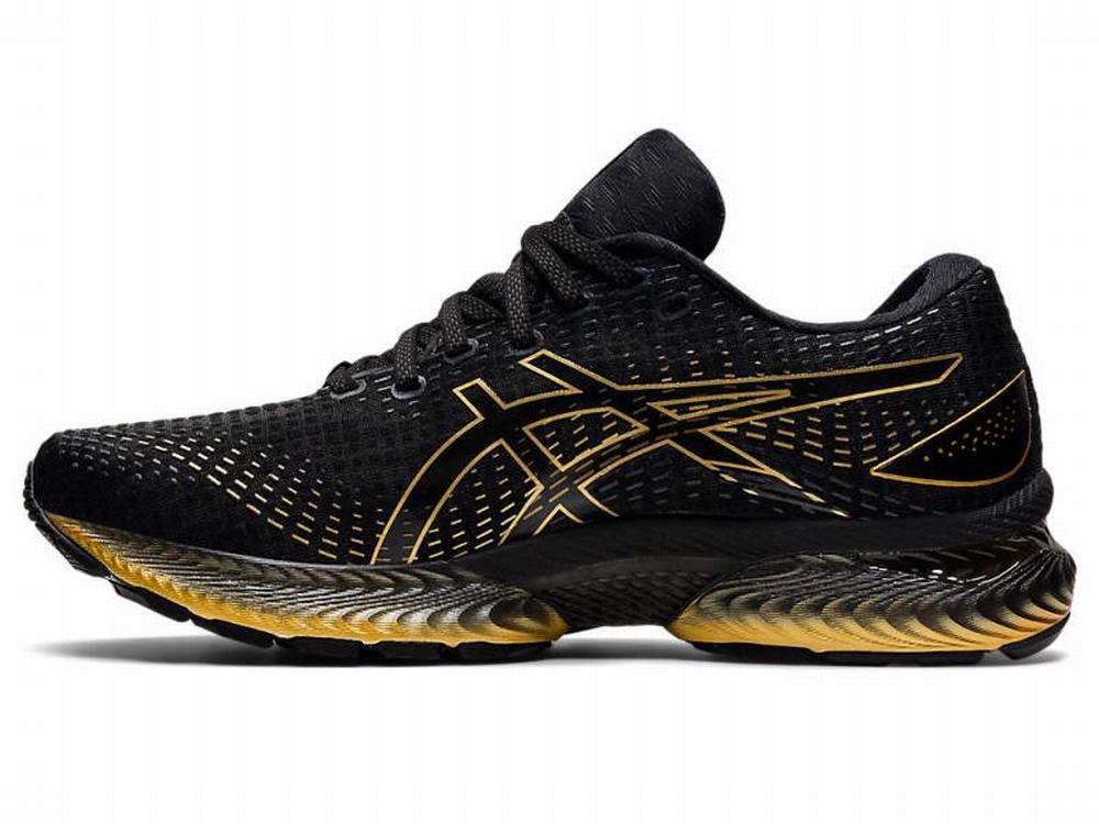 Chaussures Running Asics GEL-SAIUN Homme Noir Doré Grise | RWM-706319