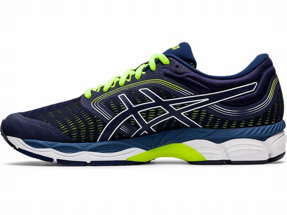 Chaussures Running Asics GEL-ZIRUSS 3 Homme Bleu Marine Jaune | MLV-706241