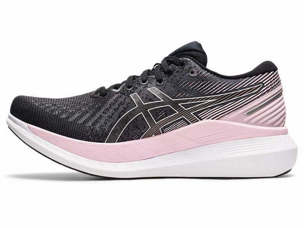 Chaussures Running Asics GLIDERIDE 2 Femme Noir Rose | BIN-709352