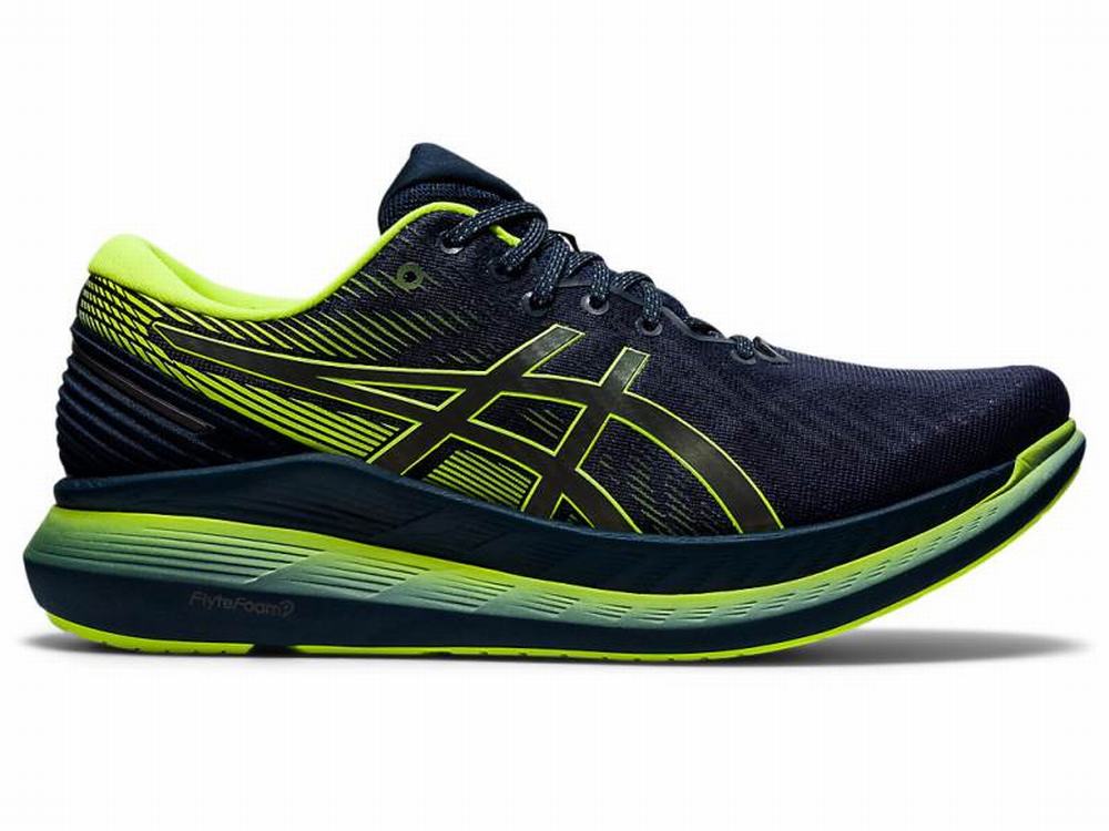 Chaussures Running Asics GLIDERIDE 2 LITE-SHOW Homme Bleu | GJC-519783