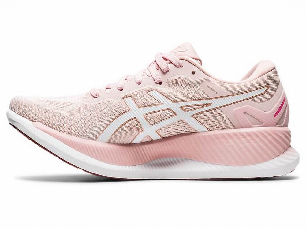 Chaussures Running Asics GLIDERIDE Femme Blanche | BGS-325860