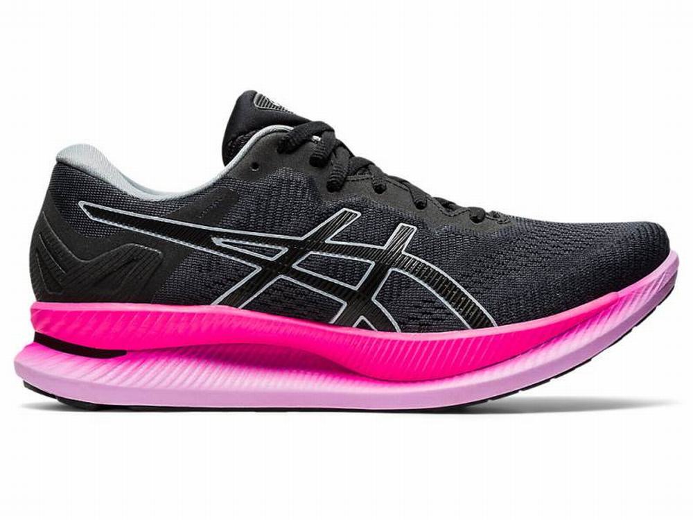 Chaussures Running Asics GLIDERIDE Femme Grise Foncé Noir | FKA-026514