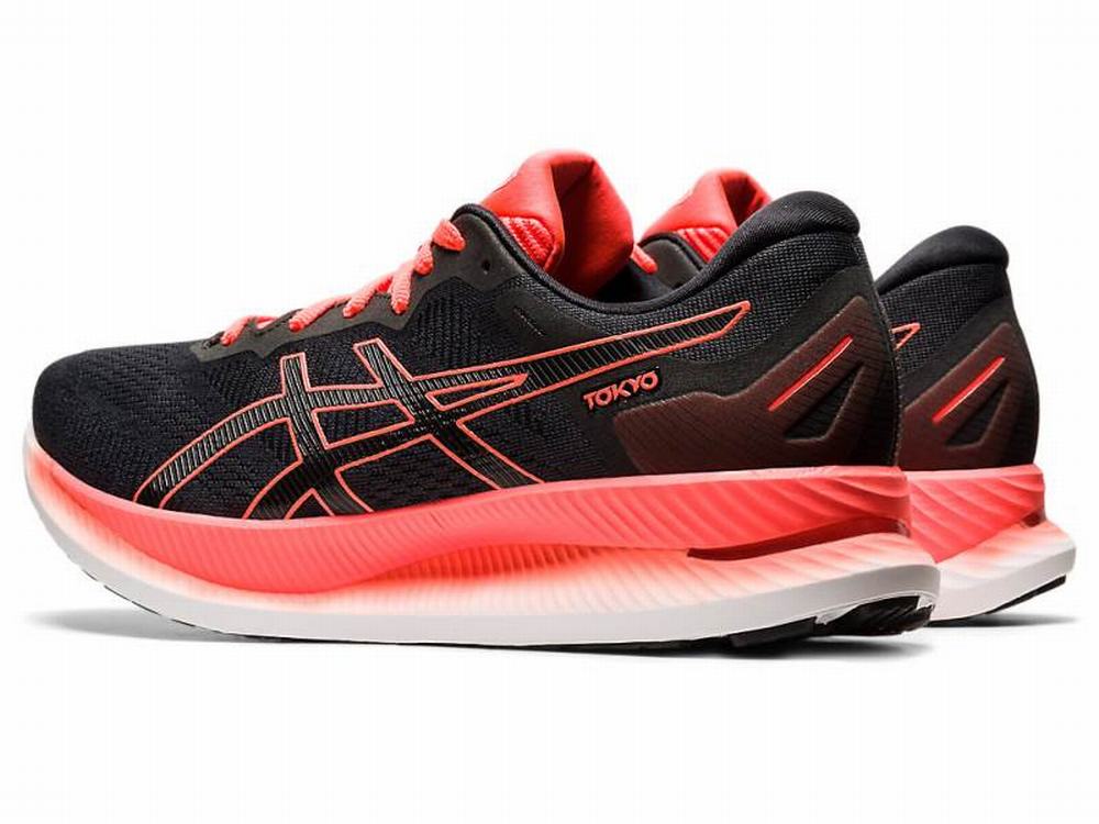 Chaussures Running Asics GLIDERIDE Homme Noir Orange | FBR-307491