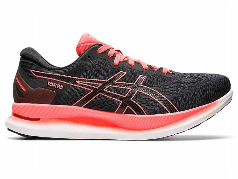 Chaussures Running Asics GLIDERIDE Homme Noir Orange | FBR-307491