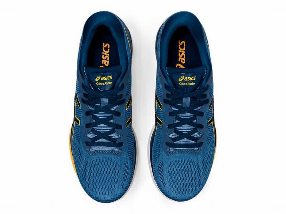 Chaussures Running Asics GLIDERIDE Homme Grise Bleu | HIP-196035