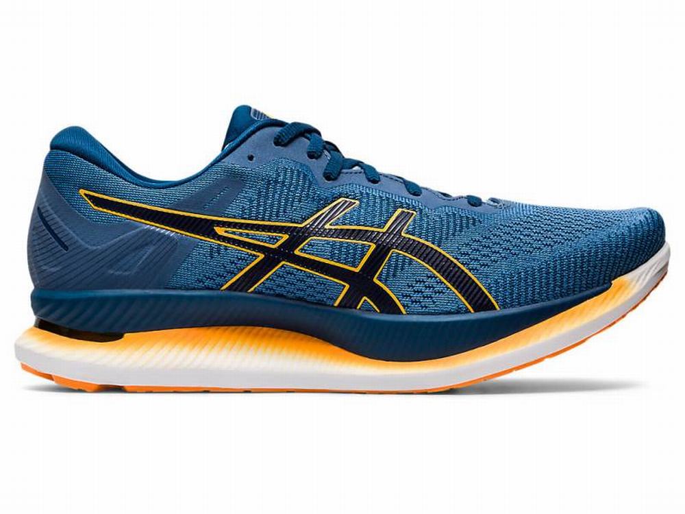 Chaussures Running Asics GLIDERIDE Homme Grise Bleu | HIP-196035