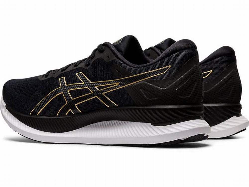 Chaussures Running Asics GLIDERIDE Homme Noir Doré | OQC-024813