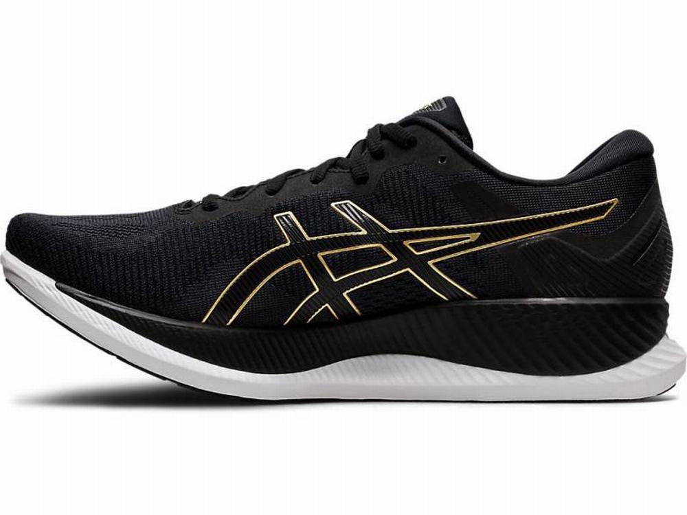 Chaussures Running Asics GLIDERIDE Homme Noir Doré | OQC-024813