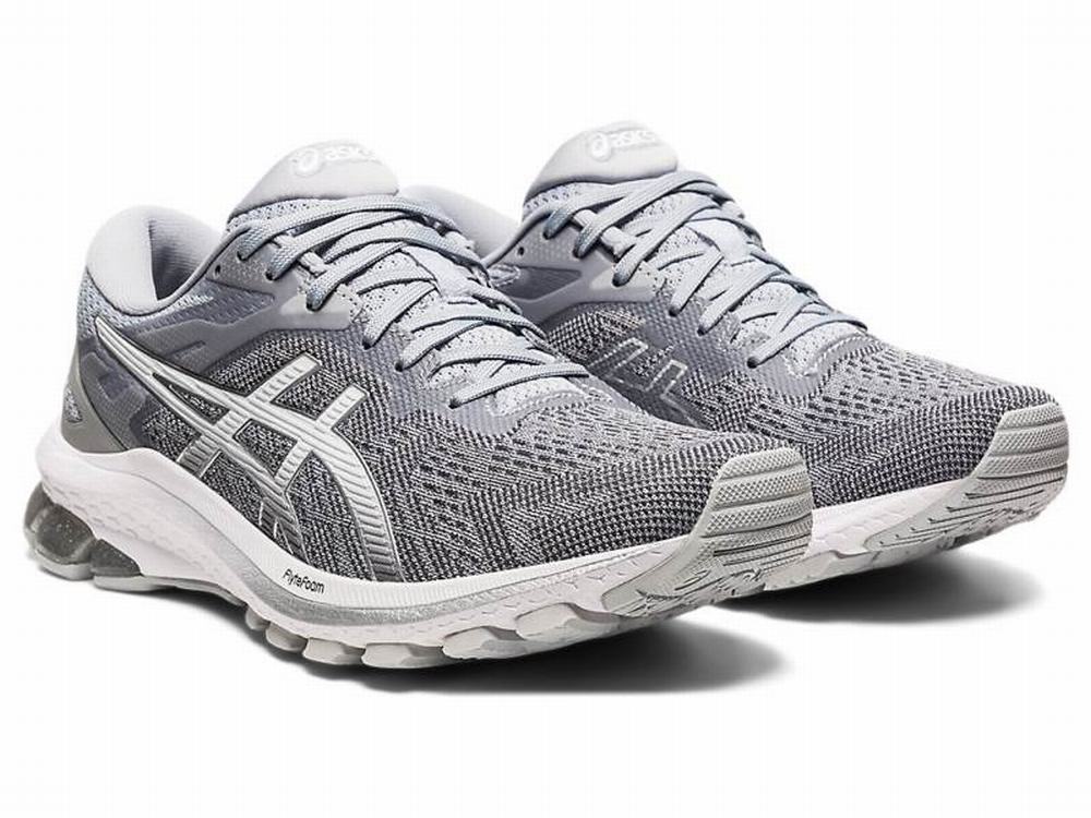 Chaussures Running Asics GT-1000 10 Femme Grise Argent | IME-549318