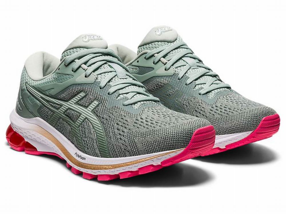 Chaussures Running Asics GT-1000 10 Femme Vert Clair | KUX-987536