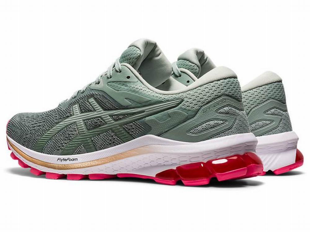 Chaussures Running Asics GT-1000 10 Femme Vert Clair | KUX-987536