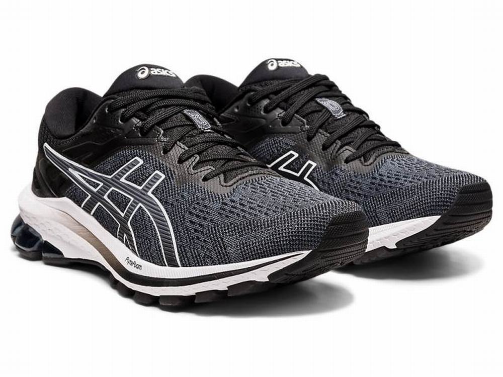 Chaussures Running Asics GT-1000 10 Femme Noir Blanche | VXC-872649