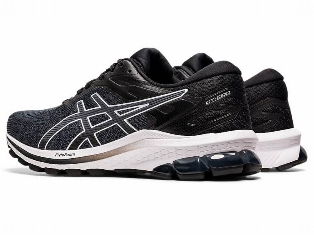 Chaussures Running Asics GT-1000 10 Femme Noir Blanche | VXC-872649