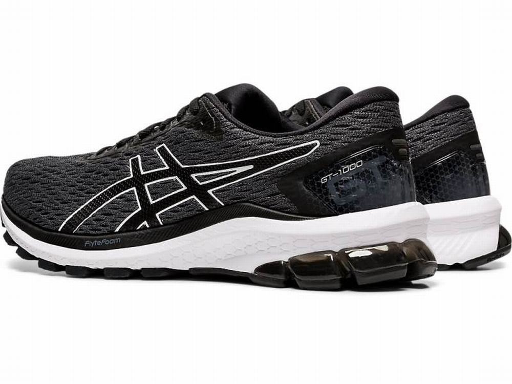 Chaussures Running Asics GT-1000 9 (D) Femme Noir Grise | WKF-097318