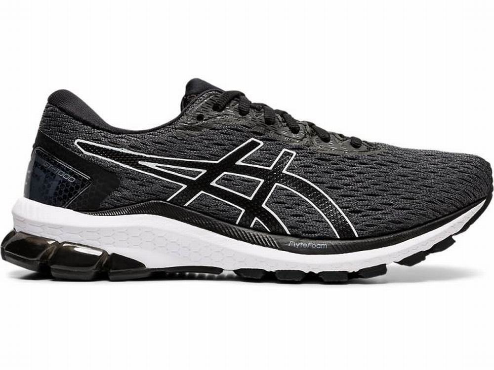 Chaussures Running Asics GT-1000 9 (D) Femme Noir Grise | WKF-097318