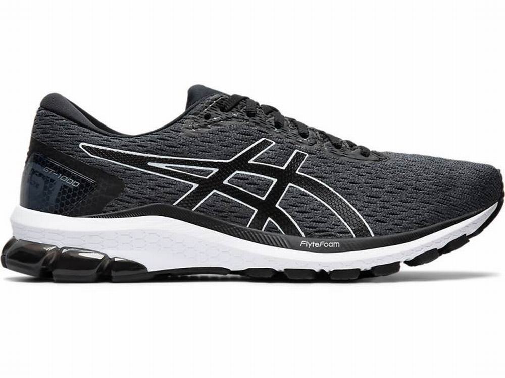 Chaussures Running Asics GT-1000 9 Homme Noir Grise | UAB-415678